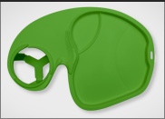 Green  Eat Neat Party Plate