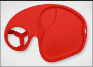 Red Eat Neat Party Plate