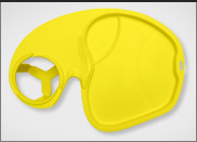Yellow Eat Neat Party Plate